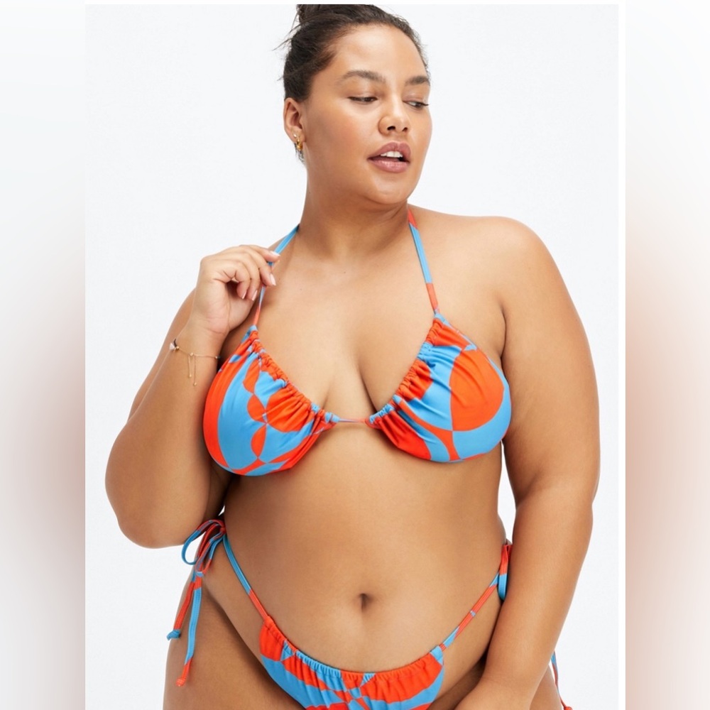 Fabletics Floral Geo String Bikini - Picture 3 of 4